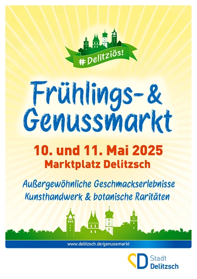 Frühlings- und Genussmarkt 2025 © Stadt Delitzsch